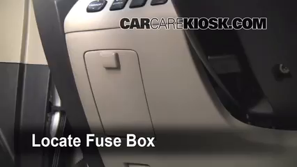 Interior Fuse Box Location: 2001-2007 Toyota Highlander ... lexus ls400 fuse box diagram 